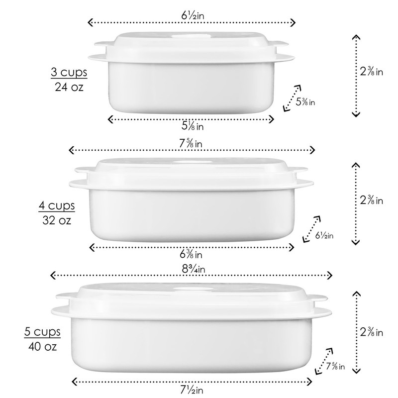 Calypso Basics by Reston Lloyd 6-Piece Microwave Cookware, Steamer and