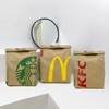 McDonalds Backpack Bag Funny Lightweight Knapsack Crossbody Shoulder Bag for