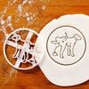 Set of 2 Dog Signs Cookie Cutters (Dog Pooping and