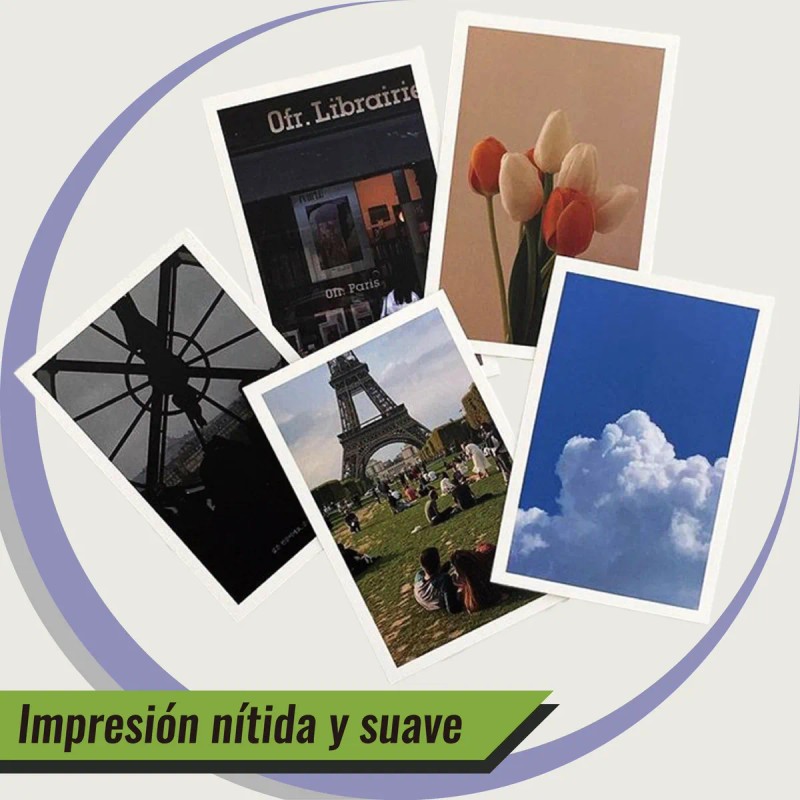 Papel Fotográfico Brillante Kamo, Carta 90 Hojas, 260g Color Blanco