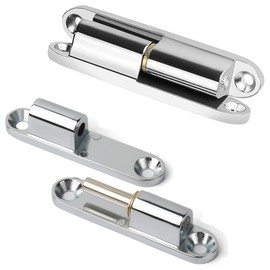 Pack of 2 Hinges, Door Hinges Screw-On Tape 80 x 14 mm Lifting Hinge Iron Galvanised Screw-On Tape, Renovation Tapes, Door Hinges for Heavy Doors, Room Door Hinge, Box Hinge Fence Hinge Furniture