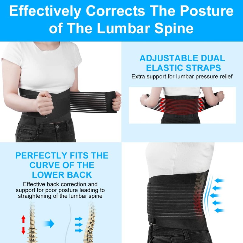 ACWOO Back Brace Back Support Belt for Men and Women,