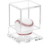 NIUBEE Clear Acrylic Sign Ball Case, Set of 2, Prevents