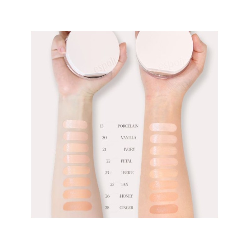 ESPOIR Be Natural/Be Glow Volume/ Be Velvet Cover Cushion with