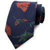Elfeves - Corbata para hombre, diseño floral, diseño de jacquard,