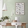 Uooar Light Green Grasscloth Peel and Stick Wallpaper 17.3"x300" Faux