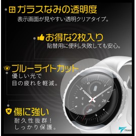TRAN(R) G-SHOCK Watch G-Shock DW-6900 GW-6900 GB-6900 DW-6900 DW-6640 DW-6600 DW-6940 LCD Protective Film Set of 2 High Hardness Acrylic Coating, Bubble Resistant, Transparent Clear Type for CASIO