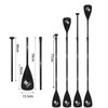 Adjustable Paddle Aluminum Alloy Detachable Portable Inflatable Kayak Paddle for