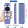 Glow Blue Remote Case for Onn Remote Control, 100026240 Silicone