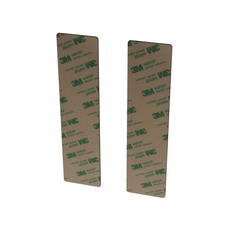SILVER Push Pull Set Pair of Door Signs for businesses,