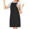 Kitchen Apron BBQ Apron Cotton Black