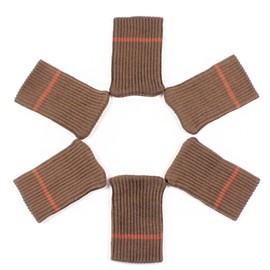 CENPEK 24 Pcs Furniture Leg Sock, Chair Leg Feet Socks, Knitted Chair Socks, High Elastic Knitted Furniture Socks Pads, Chair Socks Floor Protector for Anti Scratch