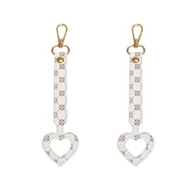 YEZILUU Travel Leather hat Clip, Multi-Functional hat Clip, Luggage Bag hat Clip, Outdoor hat Clip (2 White)