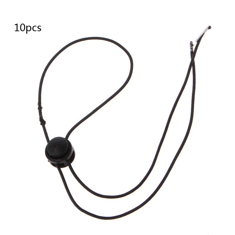 Gwxevce Flexible Removable Elastic Hat Chin Cord Strap Adjustable Cord