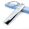 PSL Metal Chrome Logo Keyring Compatible with Smart Cars