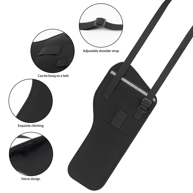 Neoprene Folding Cane Storage Bag - Water-Resistance Walking Stick Organizer