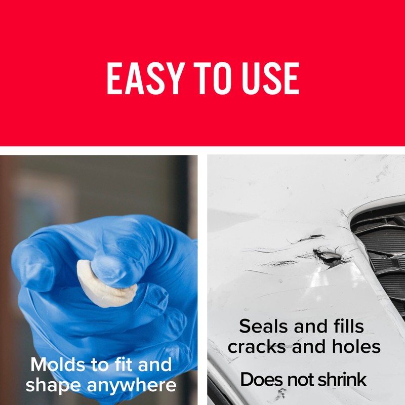 J-B Weld 8237 PlasticWeld Plastic Repair Epoxy Putty - 2