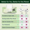 LimeLinen Flushable Wipes 100% Plant-Based, Alcohol-Free, Hypoallergenic, pH-Balanced | Flushable