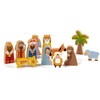 Wooden Nativity Scene for Kids - 20pcs Set - Crèche