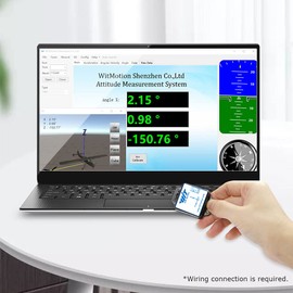 WT61C TTL 6 Axis High Precision AHRS IMU Sensor 2 Axis Tilt Angle (Roll Pitch) Inclinometer 3 Axis Accelerometer + Gyroscope MPU6050 Module (XYZ, 100HZ Output) Kalman Filter For PC/Android/Arduino
