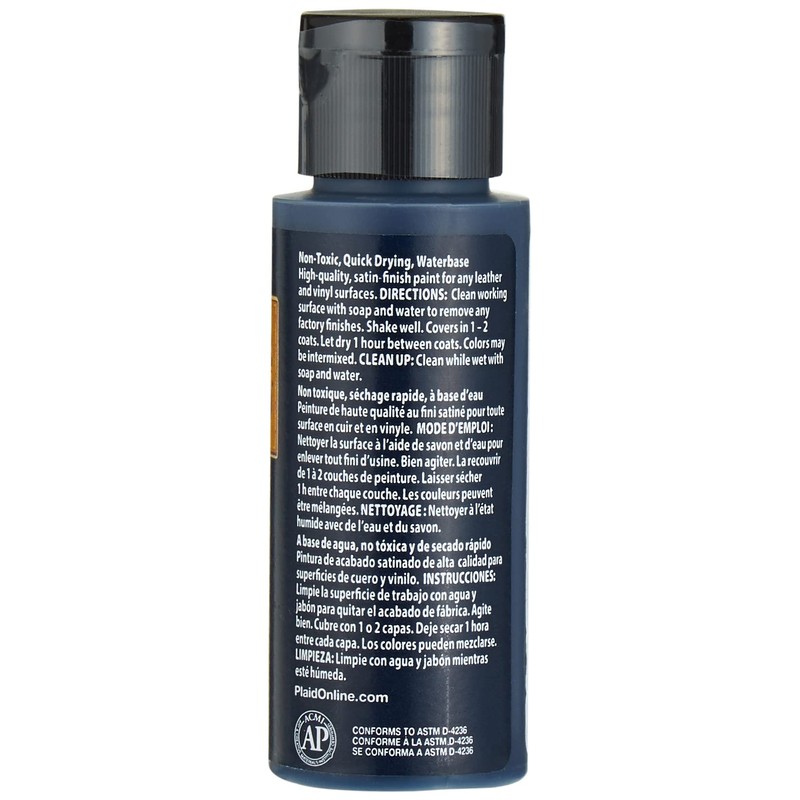 Leather Studio Leather Paint (2-Ounce), 71413 Navy