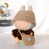 Brown Doll Clothes Set 3-Piece Doll Accessories