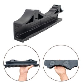 Ladder Stabilizer with Strap and Screws, Rubber Steep Ladder Accessory Extension Ladder Attachment Against Wall Telegraph Pole Trunk for Enhance Stability and Safety Anti-Slip Fall Prevention