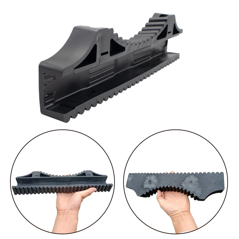 Ladder Stabilizer with Strap and Screws, Rubber Steep Ladder Accessory