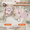 Dog Hair Collector Keyring with Photo Keepsake Box Pet Memory