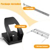 2 Hole Punch with 100 Prong Paper Fastener Heavy Duty