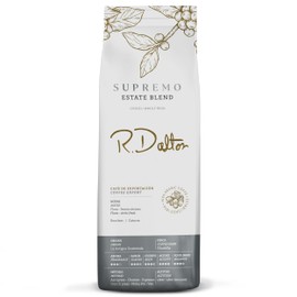 R. Dalton Coffee Supremo Estate Blend Whole Bean Coffee - Medium Roast - Flora And Citric Fruit Notes - All Brewing Methods - Premium Quality – From Antigua Guatemala – 100% Arabica - 12 oz