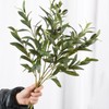 CURTEK 4 Pcs Artificial Olive Branches for Vases 19 Inch
