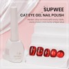SUPWEE Gel Nagellack 15ML Rot Glizter Cat Magnetisch Eye Gel