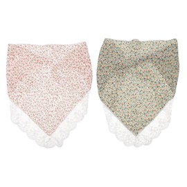 Healeved 2pcs Triangular Headband Satin Hair Bonnet for Sleeping Triangle Head Scarf Veil Headband Leopard Silk Head Scarf Floral Women Headband Kerchief Red Headband Headbands Polyester