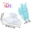 Gortin Acrylic Claw Clips Medium Hair Clips Nonslip Hair Claw
