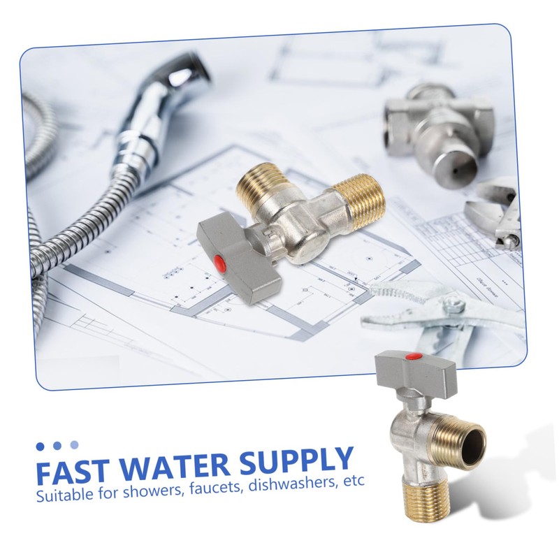 Operitacx High Flow Angle Valve Durable Shut Off Valve for