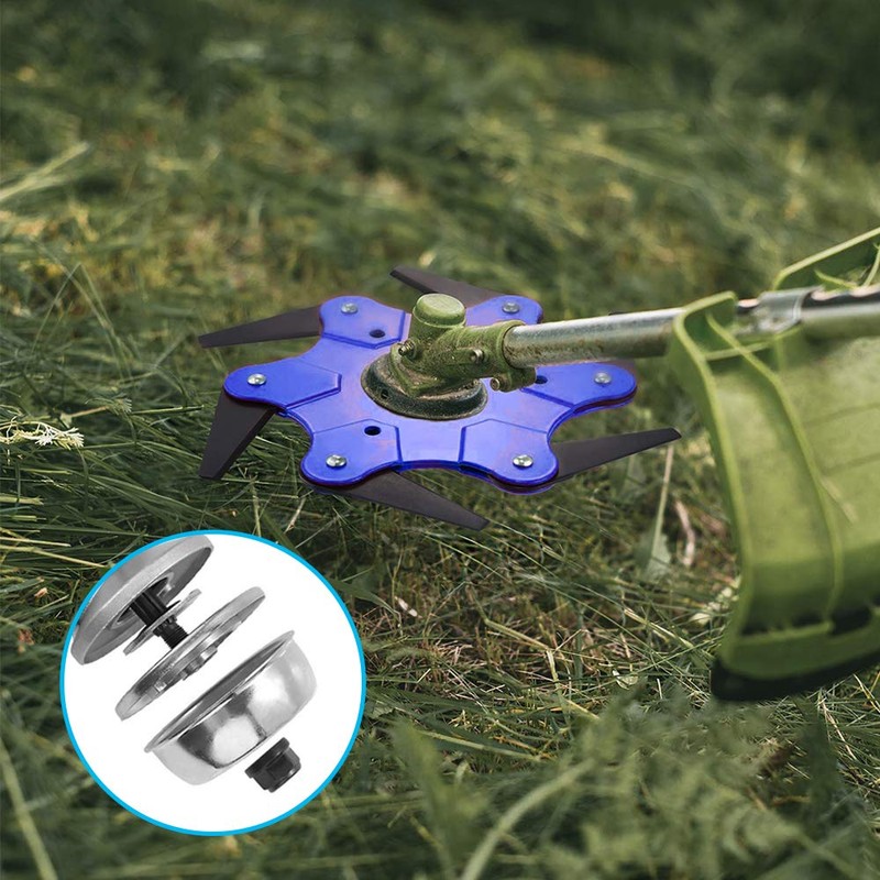 YuCool 6 Pieces Garden Machine Lawn Mower Stihl Blade Adapter