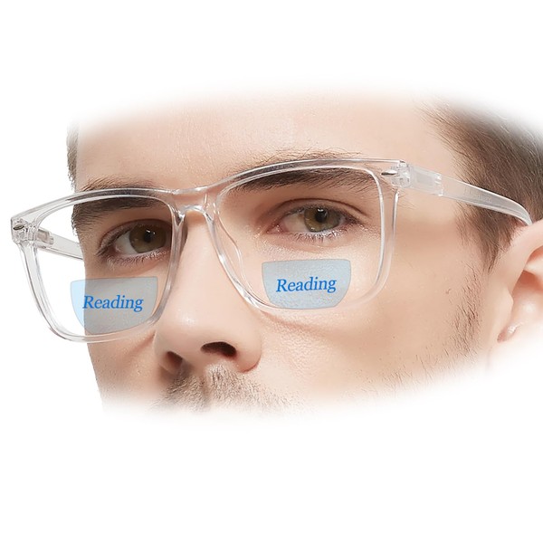 OCCI CHIARI Bifocal Glasses 2.5 for Men with Blue Light