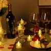 SupBri 24 Pack Flameless Tea Lights Battery Operated, Crystal LED