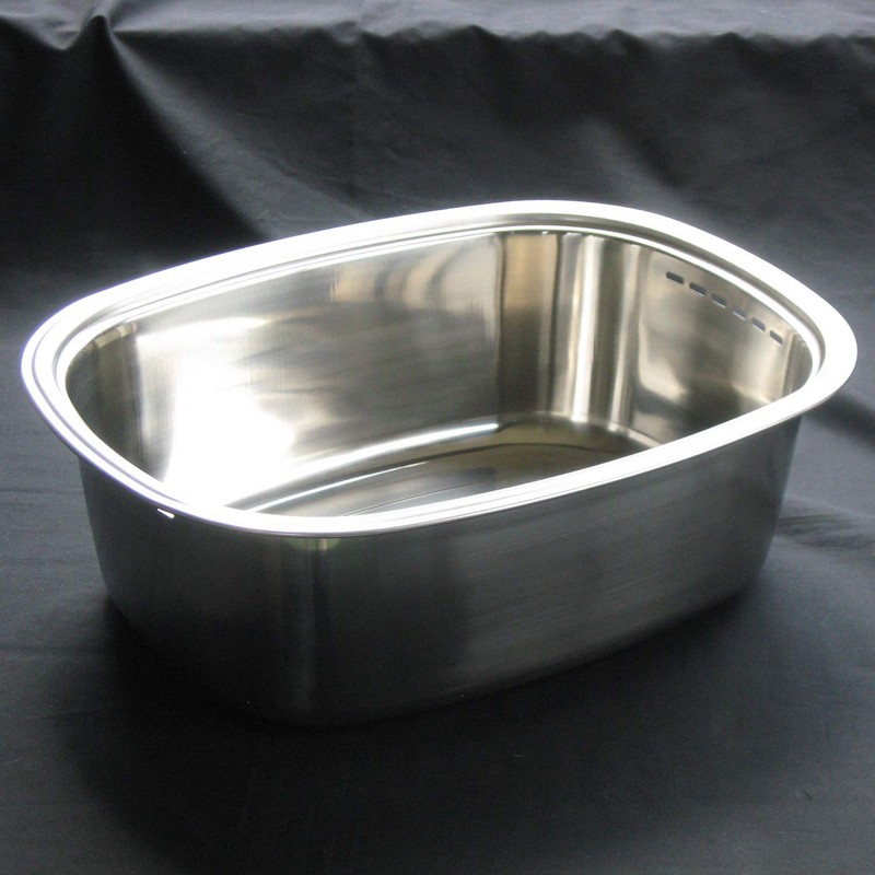 Nagao Tsubamesanjo Washtub, Oval Shaped, 14.8 x 11.3 inches (37.5