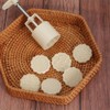 Mooncake Mold 7Pcs/set 50g Mooncake Mold Set Chinese Style Cookie
