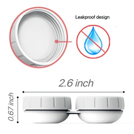 Contact Lens Replacement Box for VORDRASSIL-MV3, MV5 Contact Lens Cleaner Machine, Protable Soaking Box, Exchange Case