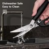 Astercook Kitchen Shears, Premium Stainless Steel Poultry Best Scissors, Multi-Purpose