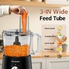 Food Processor and Vegetable Chopper 600W BPA Free 12-Cup Bowl,