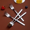 Dinner Forks 6 Pieces, Kyraton Stainless Steel 19.5cm Table Forks