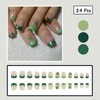 24 Pcs St. Patrick's Day Press on Nails Short Square