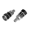 Motoforti 4pcs Universal Motorcycle License Plate Frame Bolts Screws Black