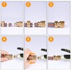 Hydrogarden 4 pc Brass Hose Connector Hose End Quick Connect