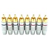 TIGRE BLANC RCA Plug Terminal Gold Plated Pin Plug Pin