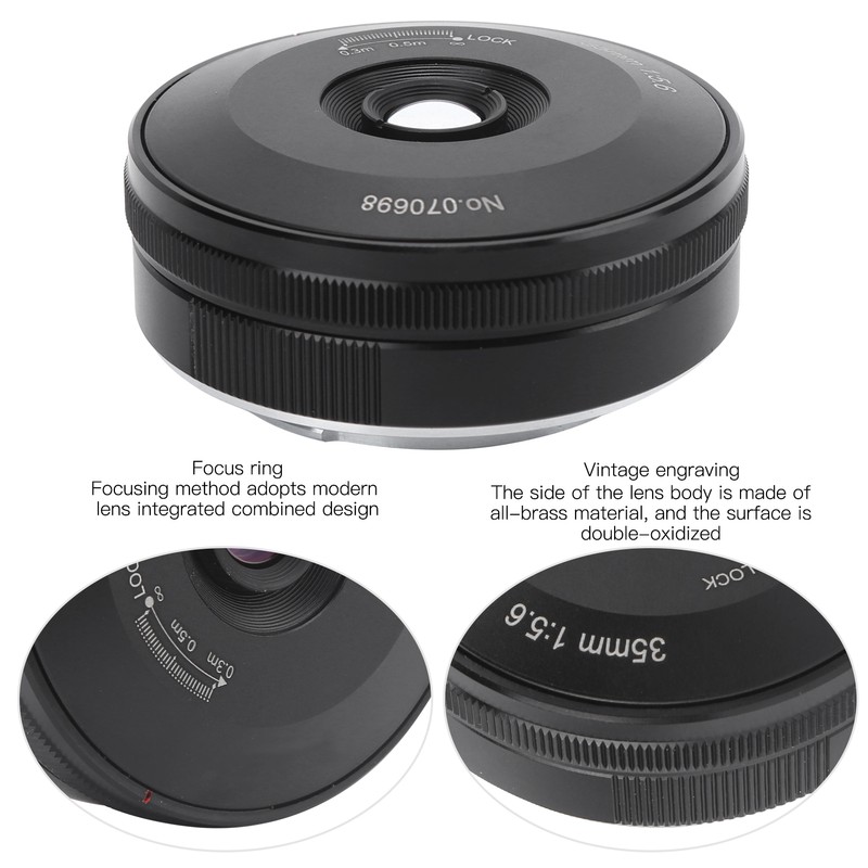 7Artisans 35mm F5.6 LMount Full Frame Manual Focus Lens for